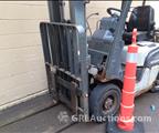 Lot: 15-3-6756: (1) Nissan MPLO2A25LV Propane Forklift 