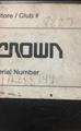 Lot: 15-3-7026: (1) Crown RC3000 Counter Balanced Forklift 