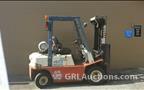 Lot: 15-3-6825: (1) Nissan PJ02A20PV Propane Forklift 
