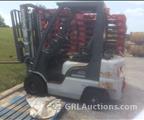 Lot: 15-3-6208: (1) Nissan MPL01A20LV Propane Forklift 