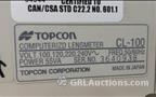 Lot: 15-7-7472: (1) Topcon CL-100 