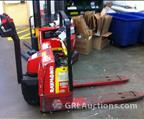 Lot: 15-3-7500: (1) Raymond 102T-F45L Electric Pallet Jack 