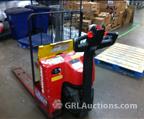 Lot: 15-3-7500: (1) Raymond 102T-F45L Electric Pallet Jack 