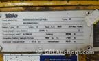 Lot: 15-3-7833: (1) Yale MSW030SCN12TV083 Electric Walkie Stacker 