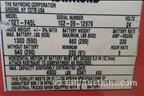 Lot: 15-3-7956: (1) Raymond 102T-F45L Electric Pallet Jack 