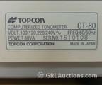 Lot: 15-7-8530: (1) Topcon CT-80 