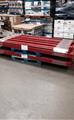 Lot: 15-3-8436: (34) Wire Decking 43" X 45" Waterfall (9) Ridge-U-Rak Uprights 44” X 168”  (4) Ridge-U-Rak Uprights 44” X 144”  (38) Ridge-U-Rak Cross Beams 102”  (2) Ridge-U-Rak Cross Beams 94”  (2) Ridge-U-Rak Cross Beams 90”  (30) Warehouse Racking MIXED LOT OF BEAMS