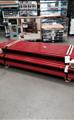 Lot: 15-3-8436: (34) Wire Decking 43" X 45" Waterfall (9) Ridge-U-Rak Uprights 44” X 168”  (4) Ridge-U-Rak Uprights 44” X 144”  (38) Ridge-U-Rak Cross Beams 102”  (2) Ridge-U-Rak Cross Beams 94”  (2) Ridge-U-Rak Cross Beams 90”  (30) Warehouse Racking MIXED LOT OF BEAMS