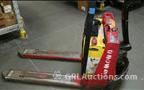 Lot: 15-3-8399: (1) Raymond 102T-F45L Electric Pallet Jack 