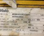 Lot: 15-3-5647: (1) Yale MSW030SCN12TV083 Electric Walkie Stacker 
