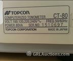 Lot: 15-7-9607: (1) Topcon CT-80 