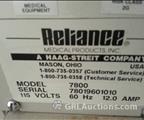 Lot: 15-7-9714: (1) Reliance 7800  