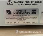 Lot: 15-7-9840: (1) Zeiss Humphrey 599 