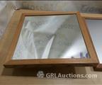 Lot: 15-7-10541: (3) Wall Mirrors and  Panel 