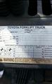 Lot: 15-3-10025: (1) Toyota 7FGU20 Propane Forklift 
