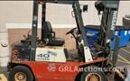 Lot: 15-3-10606: (1) Nissan PJ02A20PV Propane Forklift 