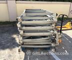 Lot: 15-3-10499: (3) Ridge-U-Rak Uprights 44” X 96”  (10) Ridge-U-Rak Uprights 44” X 120”  