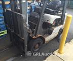 Lot: 15-3-10686: (1) Nissan MPL01A20LV Propane Forklift 