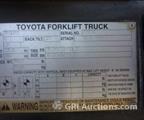 Lot: 15-3-10011: (1) Toyota 7FGU20 Propane Forklift 