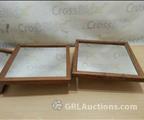 Lot: 15-7-10975: (4) Projector Wall Mirrors  