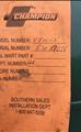 Lot: 15-3-11350: (1) Champion VR10-12 Air Compressor 