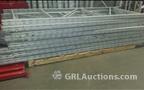 Lot: 15-3-11372: (5) Ridge-U-Rak Uprights 44” X 120”  (4) Ridge-U-Rak Uprights 44” X 168”  