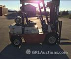 Lot: 15-3-11336: (1) Nissan PJ02A20PV Propane Forklift 